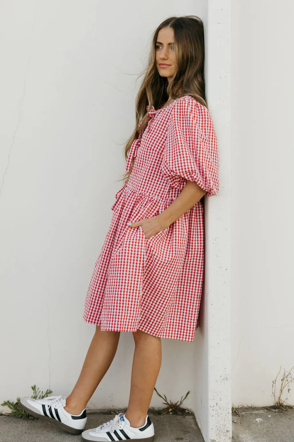 Vine & Love Maternity Friendly|Knee-Length Dresses<Paxton Dress-