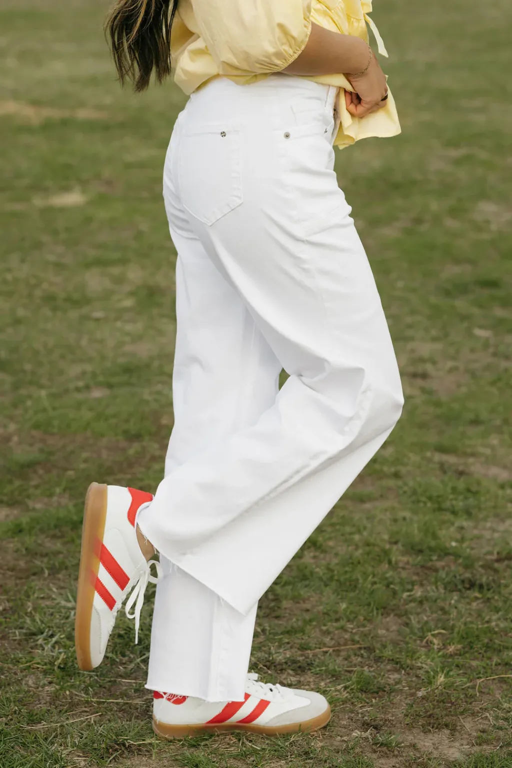 Mica Denim Bottoms|Denim<Pearson Denim-Ivory