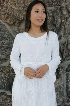 Tea N Rose White Collection|Wedding<Petite Annemarie Dress-White