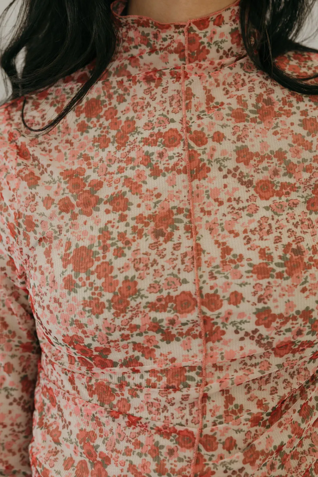 Anniewear Tops|Long Sleeve<Poppie Top-Ivory/Rose