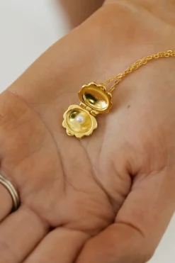 Ali Express Necklaces<Precious Pearl Locket-