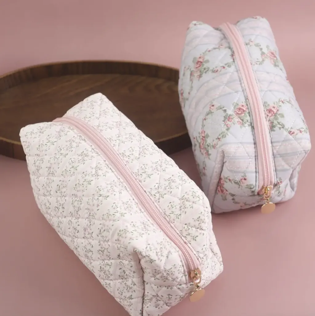 Faire Bags<Quilted Cosmetic Bag