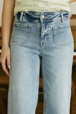 Mica Denim Bottoms|Denim<Raden Denim-Light Wash