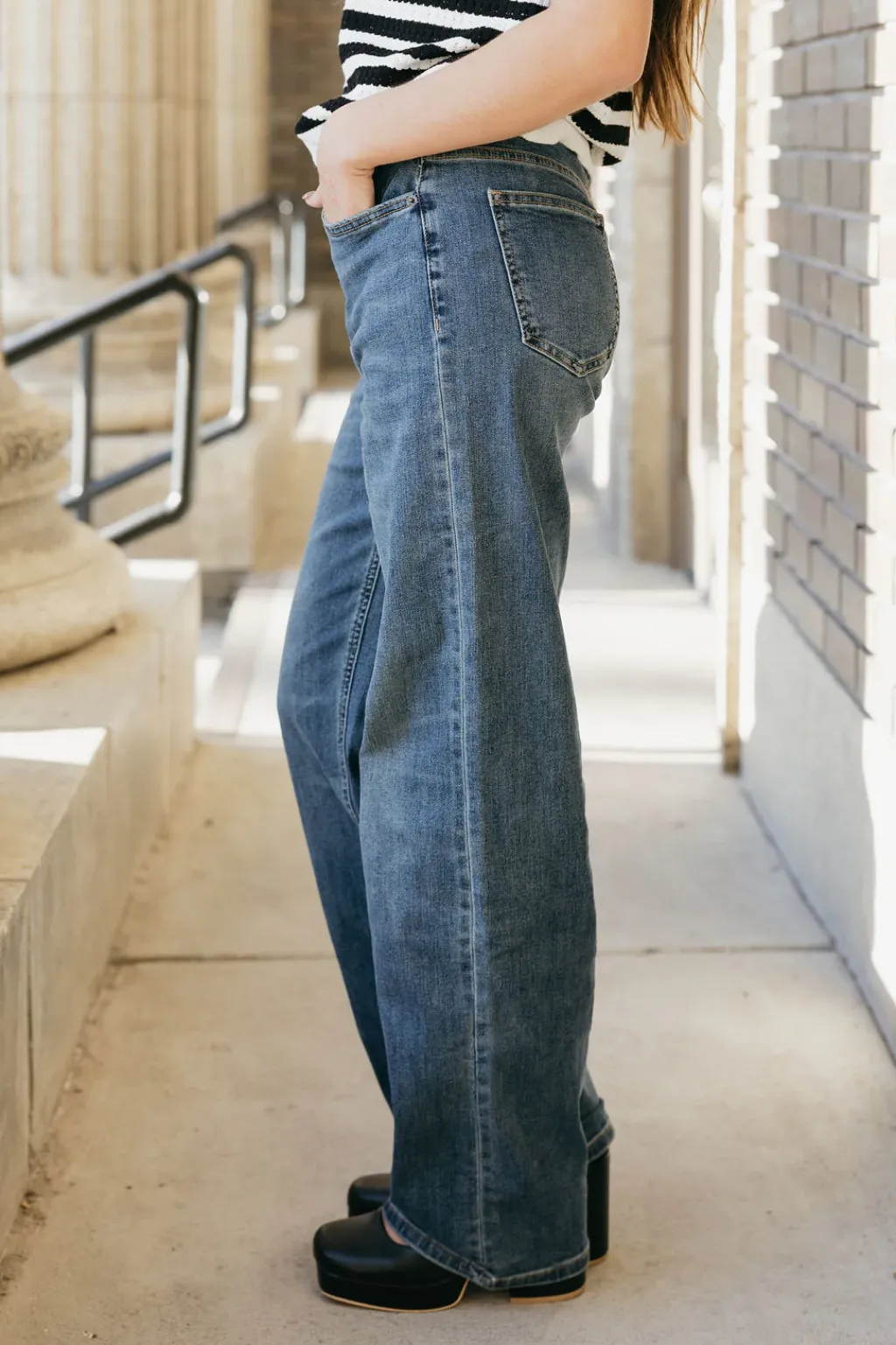 Mica Denim Bottoms|Denim<Ridley Denim-Medium