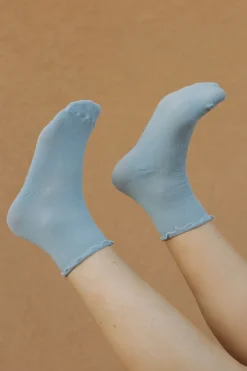 Faire Socks<Ruffle Socks-Blue