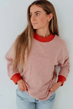 Dongguan Huoyoung Apparel Co Tops|Maternity Friendly<Russ Top-Brick