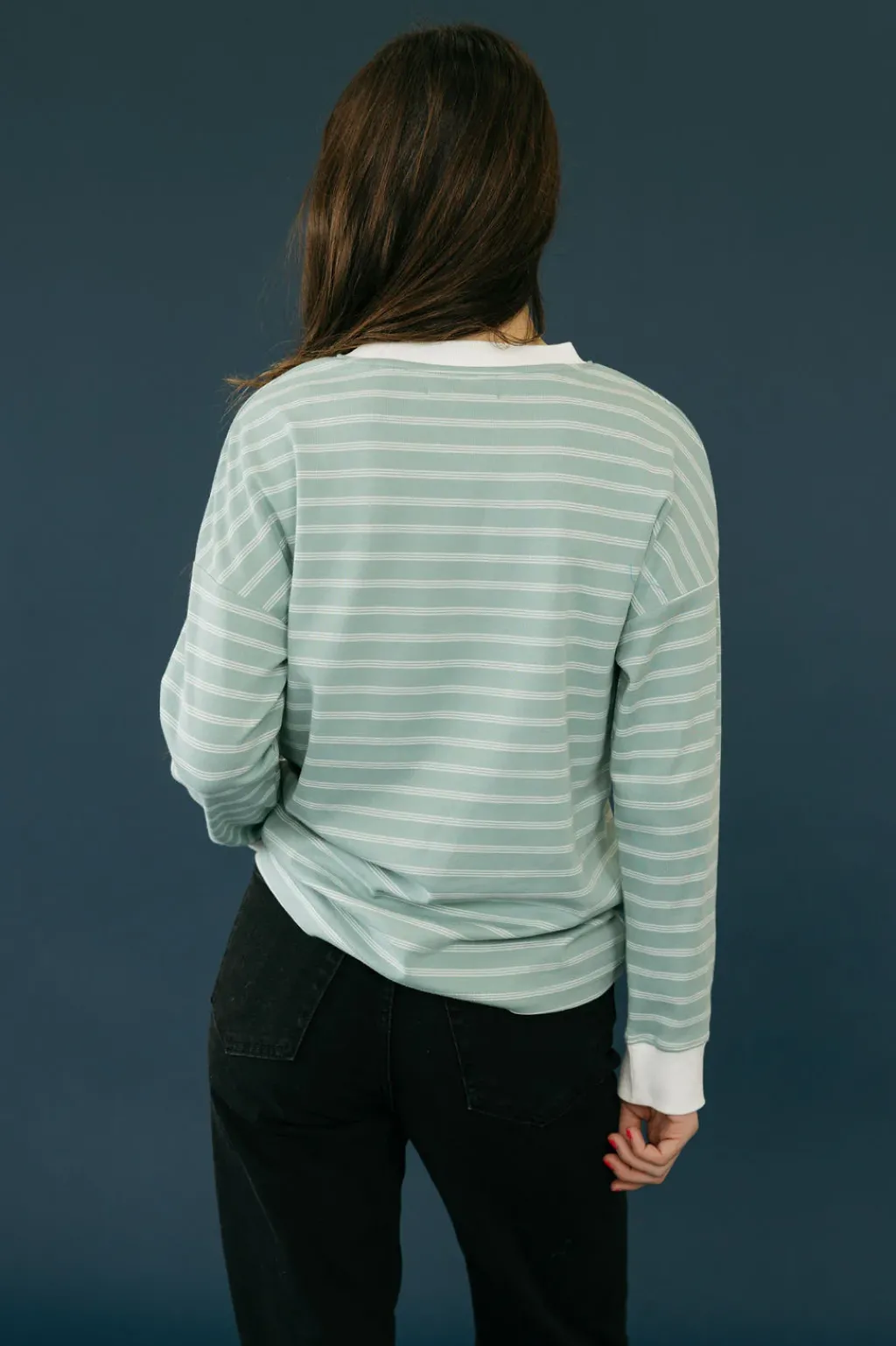 Dongguan Huoyoung Apparel Co Tops|Long Sleeve<Russ Top-Seafoam