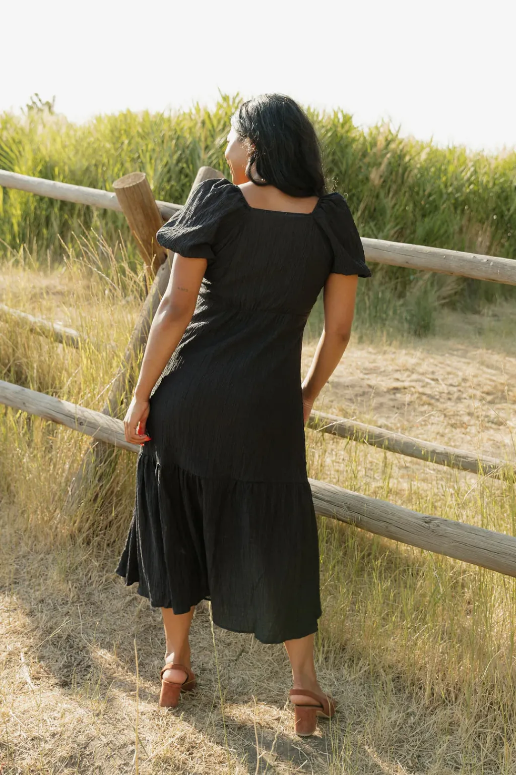 Polagram Bridesmaid's Dresses|Wedding<Savanna Dress-Black