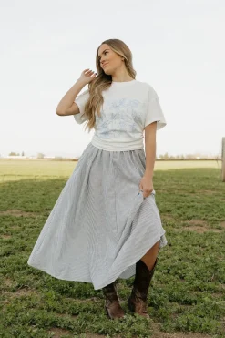 Polagram Maternity Friendly|Tops<Seaside Citrus Tee-Ivory