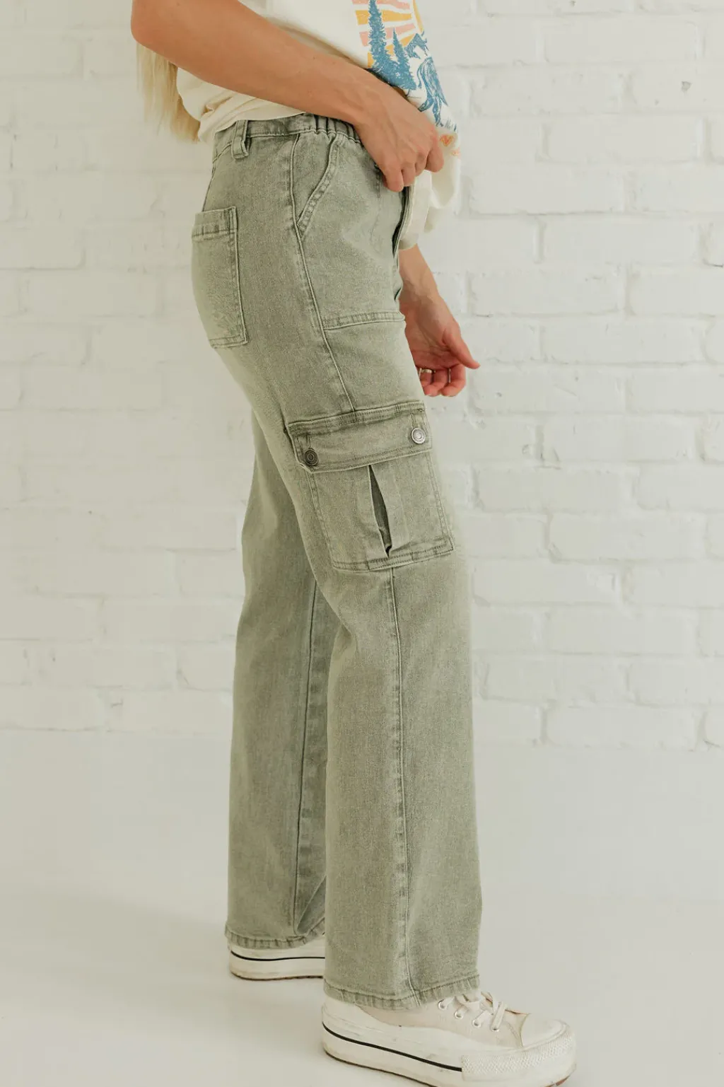 Anniewear Bottoms|Pants<Serena Pants-Olive