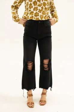 Vervet Bottoms|Denim<Siggy Denim-Black
