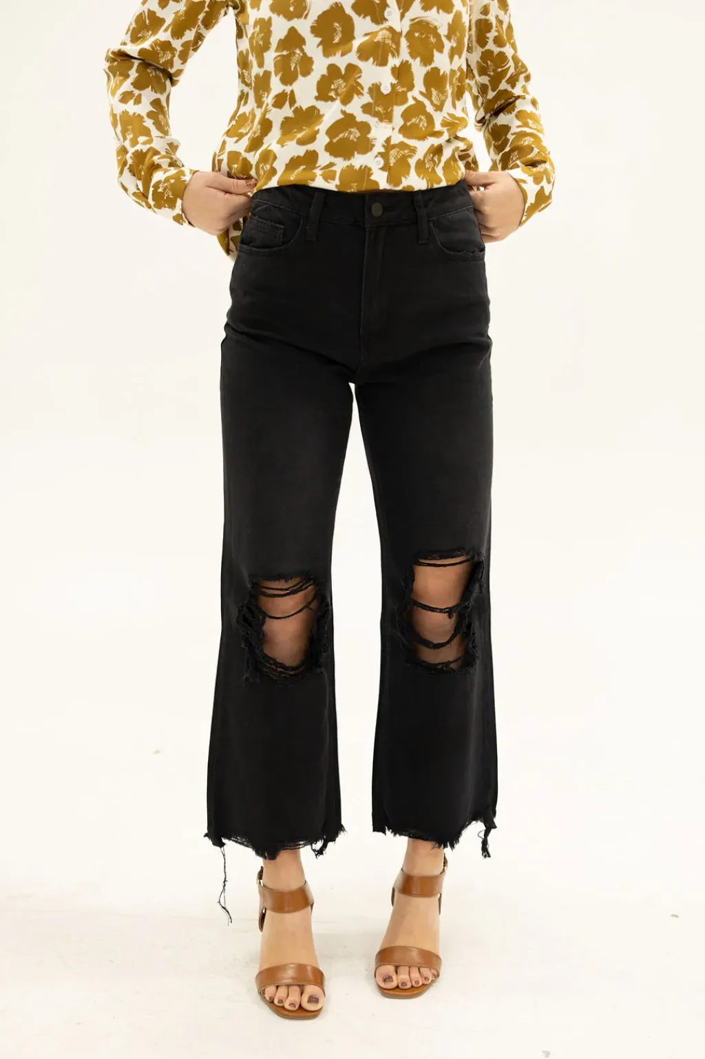 Vervet Bottoms|Denim<Siggy Denim-Black