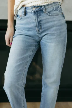Mica Denim Bottoms|Denim<Simmons Denim-Medium Light