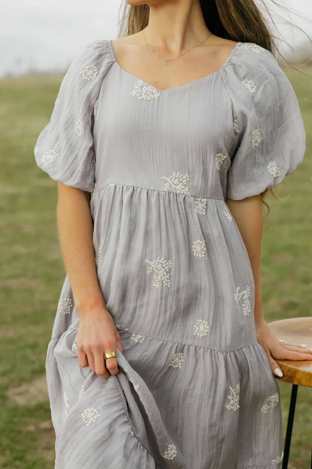 Tea N Rose Maternity Friendly|Bridesmaid's Dresses<Sonora Dress-Grey