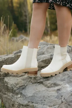 Sorel Boots & Booties<Joan Now Chelsea-Bleached Ceramic/Gum
