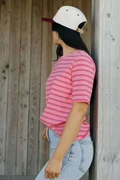Dongguan Huoyoung Apparel Co Tops|Maternity Friendly<Stanley Tee- Stripe
