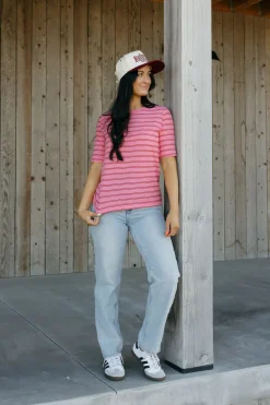Dongguan Huoyoung Apparel Co Tops|Maternity Friendly<Stanley Tee- Stripe