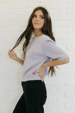 Dongguan Huoyoung Apparel Co Tops|Tops<Sutton Sweater-Lavender