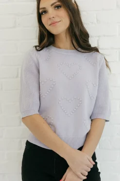 Dongguan Huoyoung Apparel Co Tops|Tops<Sutton Sweater-Lavender