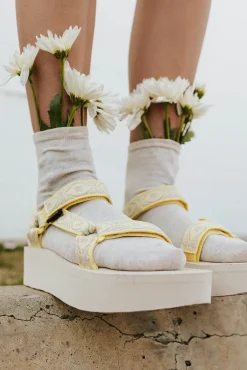 Teva Sandals<Flatform Sandals-Silver Cloud Multi