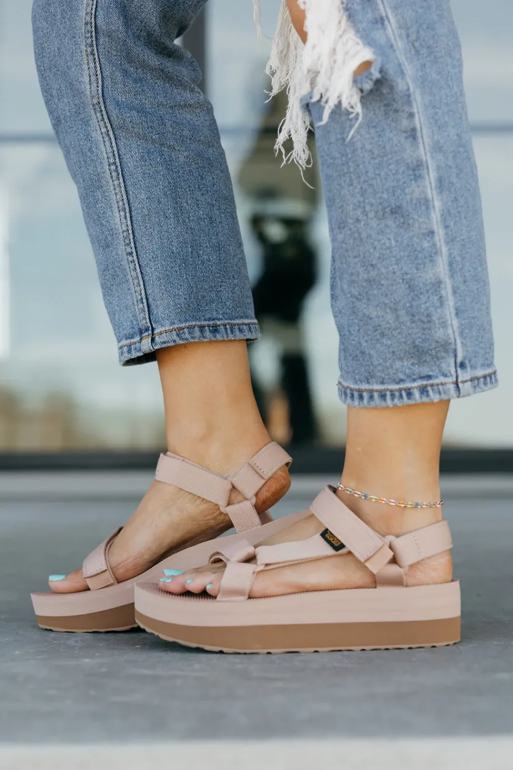Teva Sandals<Flatform Universal-Maple Sugar/Lion