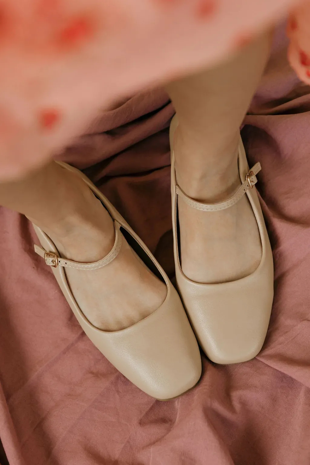 Rad Fashion Flats<Truth Mary Jane Flats-Nude