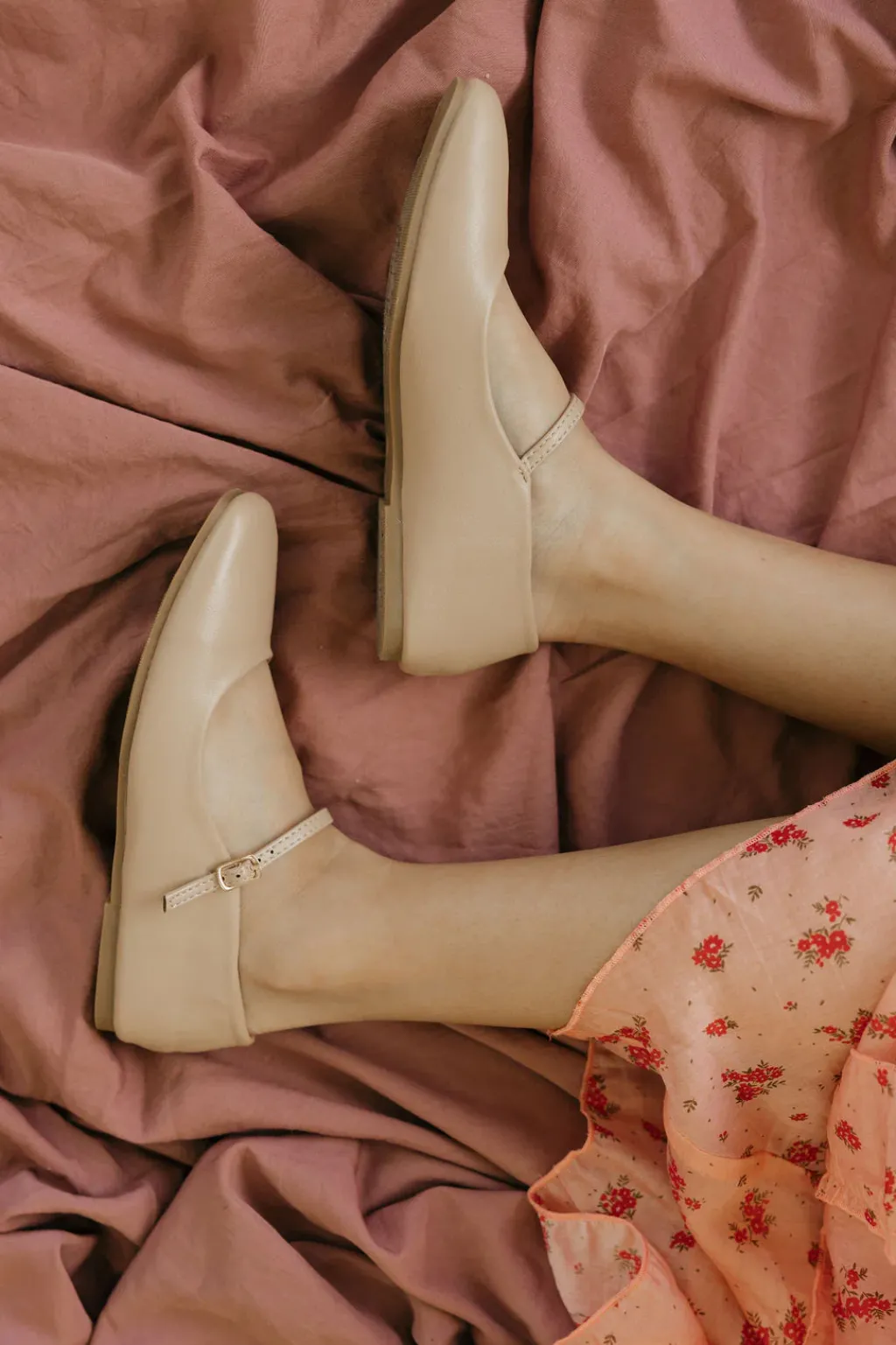Rad Fashion Flats<Truth Mary Jane Flats-Nude