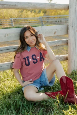 BENIE Tees<USA Tee-Brick