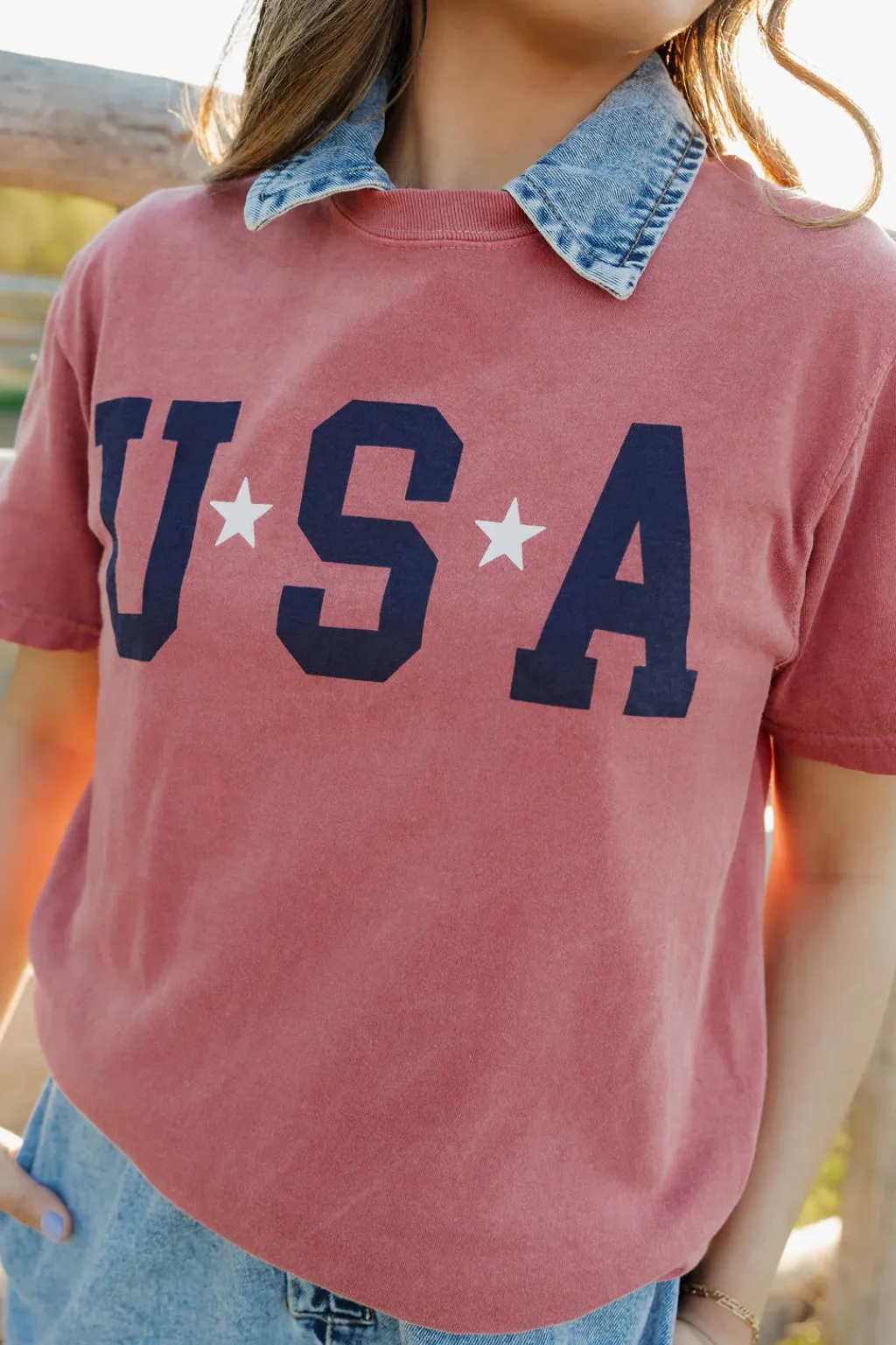 BENIE Tees<USA Tee-Brick