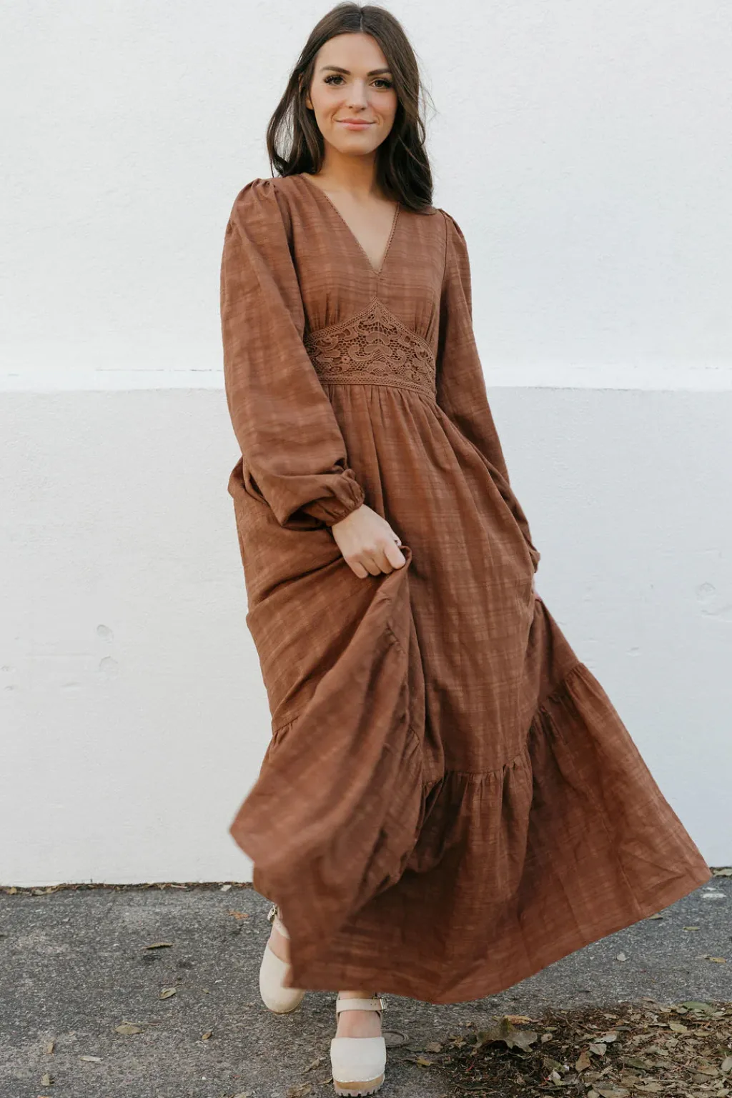 In Loom Maxi Dresses<Vienna Dress-Umber