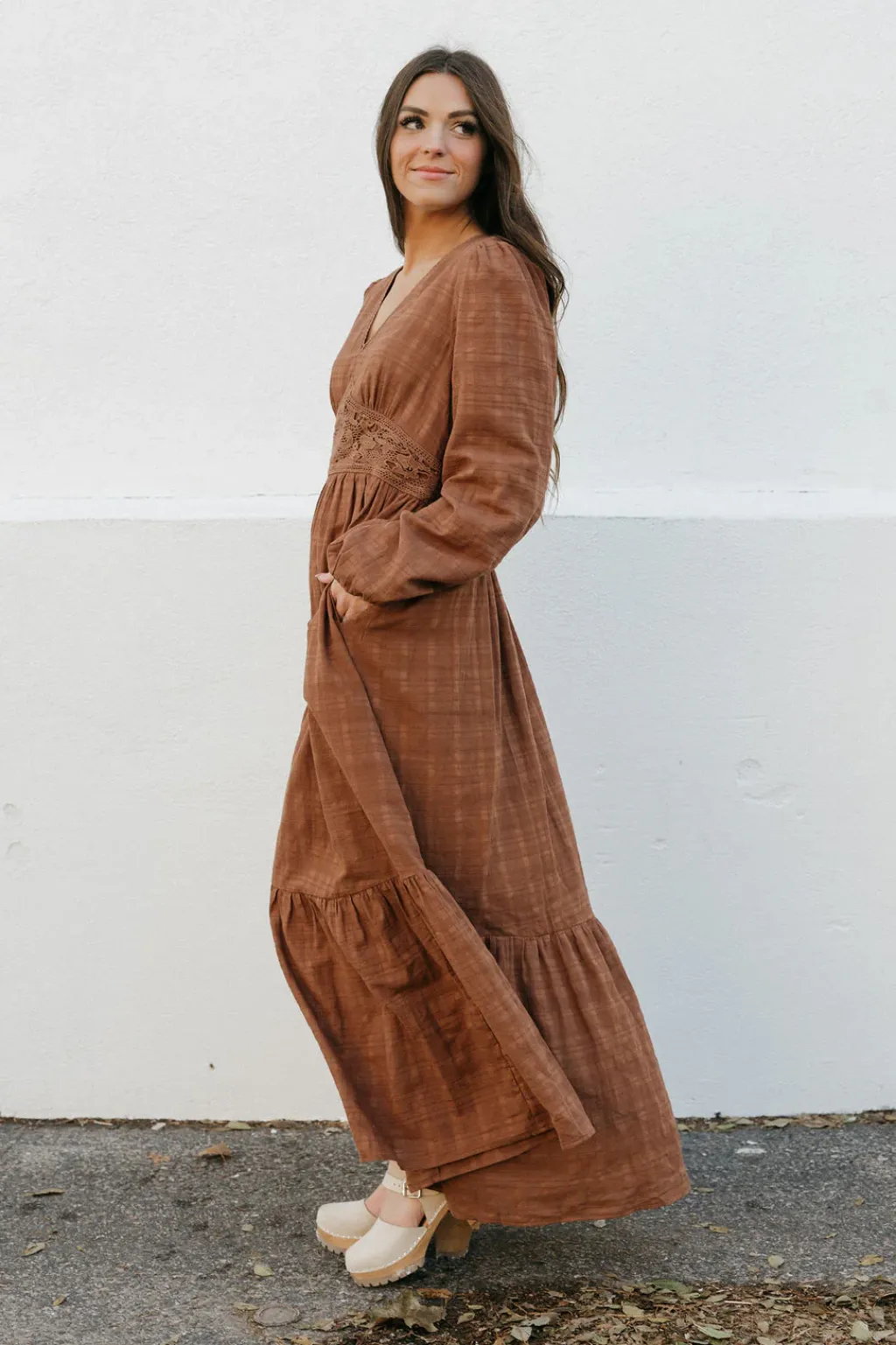 In Loom Maxi Dresses<Vienna Dress-Umber