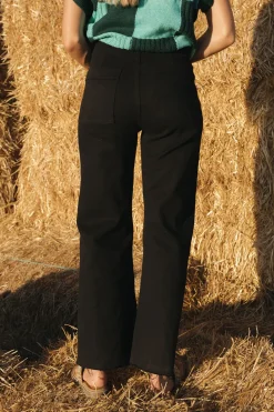 Anniewear Bottoms|Pants<Wells Denim-Black