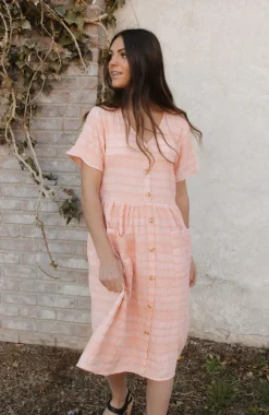 Polagram Dresses|Midi Dresses<Whitney Dress-Peach