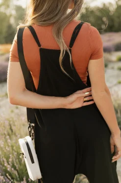 Charmo Maternity Friendly|Nursing Friendly<Wilda Jumpsuit-Black
